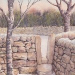 Dry Stone Wall (Watercolour)